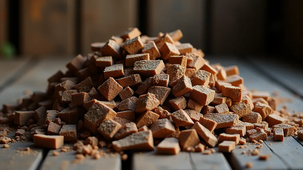 Pile of wood ash